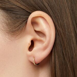 🌙 J. Crew Gold Plated Sterling Silver Mini Hoops {Pair}